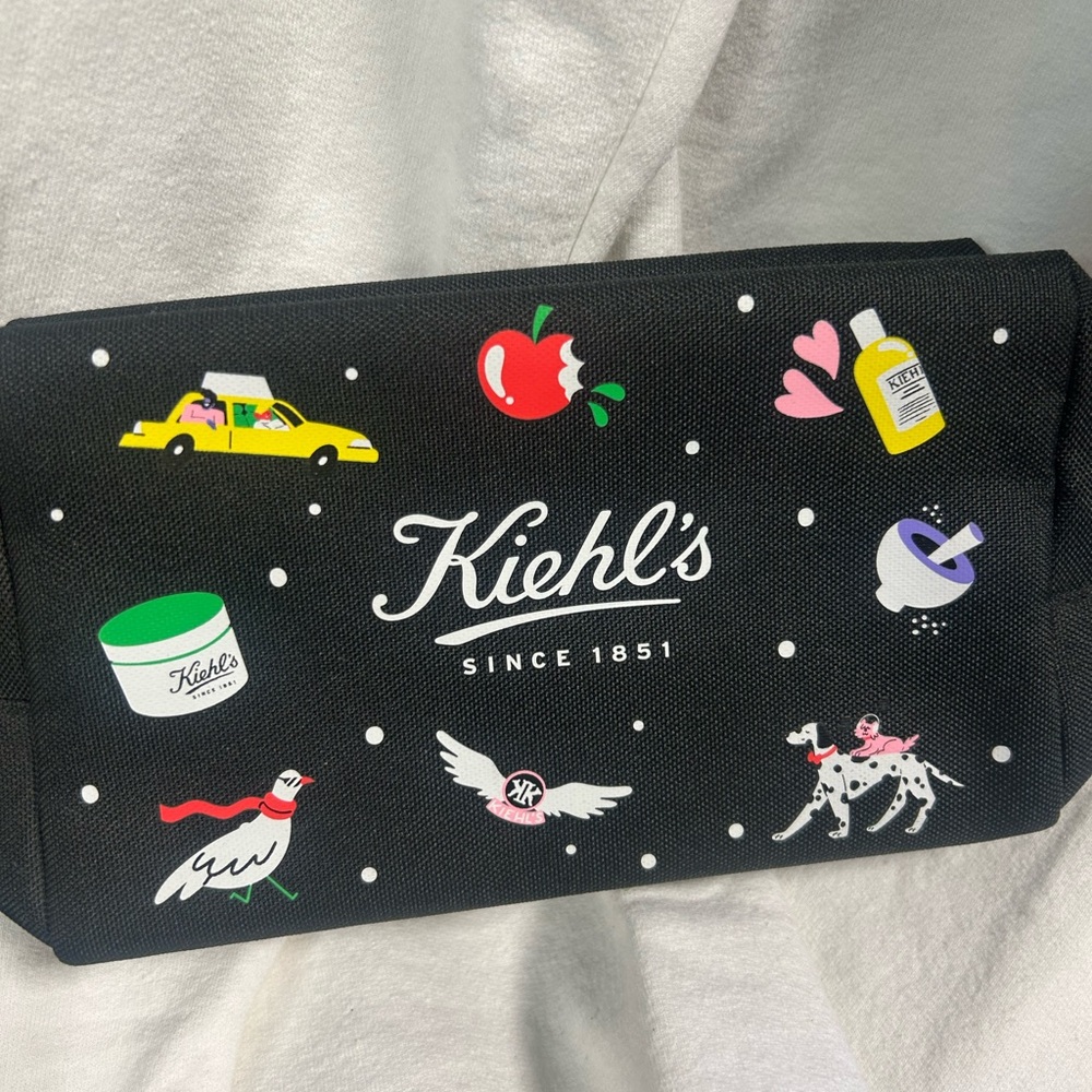 Kiehls cosmetic bag colab Marylou Faure❤️
